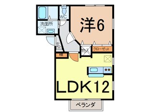 相馬駅 徒歩8分 1階の物件間取画像